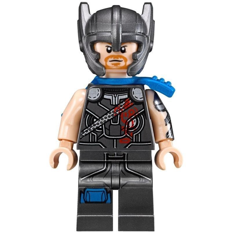 LEGO 樂高 超級英雄人偶  sh412 雷神索爾 thor 含武器 76088-細節圖2