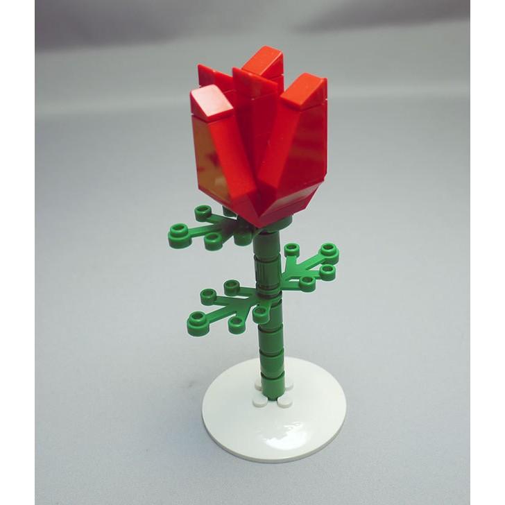 LEGO 樂高  Red Rose 紅玫瑰花 母親節禮物 情人節禮物 求婚 戀愛 852786-細節圖4