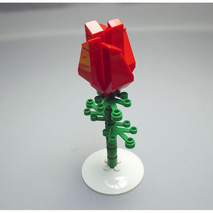 LEGO 樂高  Red Rose 紅玫瑰花 母親節禮物 情人節禮物 求婚 戀愛 852786-細節圖5