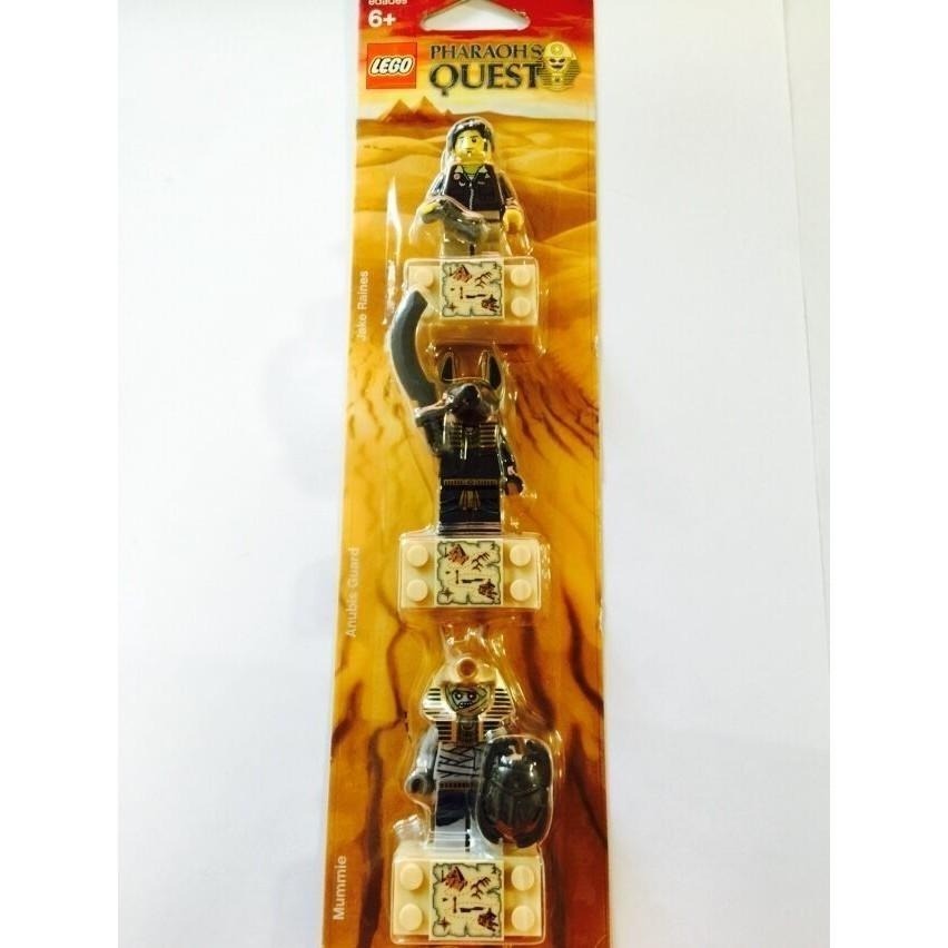 LEGO 樂高   埃及探險系列  磁鐵组合 阿努比斯 世界絕版 853168-細節圖2