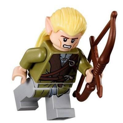 LEGO 樂高  魔戒 人偶  lor015 精靈王子 Legolas 含配劍 9473-細節圖2