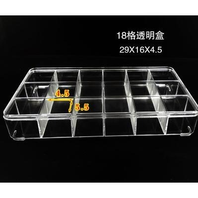 適用LEGO 樂高人偶 相容收納盒 展示盒12 16 18格(不含人偶及底板）-細節圖6