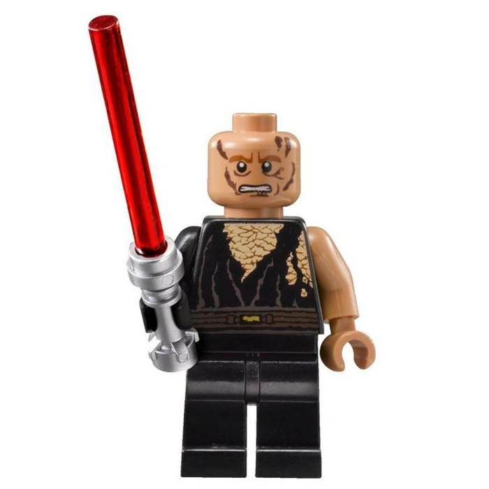 LEGO 樂高 星際大戰人偶 達斯維達 Darth Vader 安納金 戰損版  含頭盔 8096-細節圖2