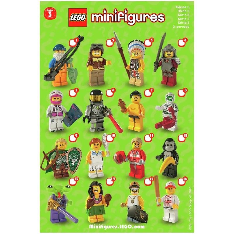 LEGO Minifigures Series 3 樂高3代 第3季 8803 #5滑雪女高手-細節圖3