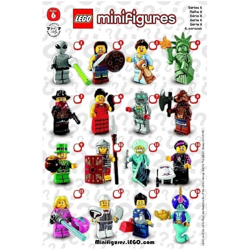 LEGO Minifigures Series 6 樂高6代 第6季 8827 整套16個人偶-細節圖2