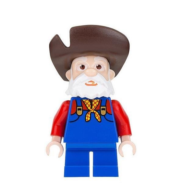 Lego 樂高 玩具總動員系列 人偶 Stinky Pete toy009 礦工 皮特  7594 絕版-細節圖2