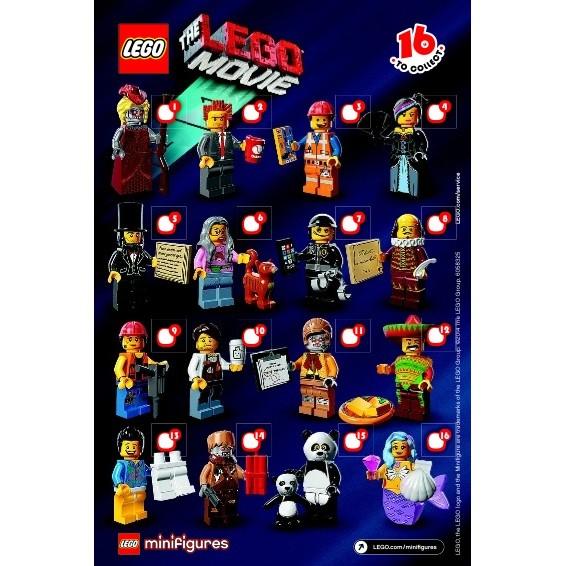 LEGO Minifigures movie 71004#9女工人-細節圖3