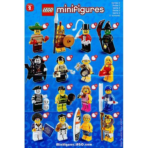 LEGO Minifigures Series 2 樂高2代 第2季 8684 #9默劇演員-細節圖3