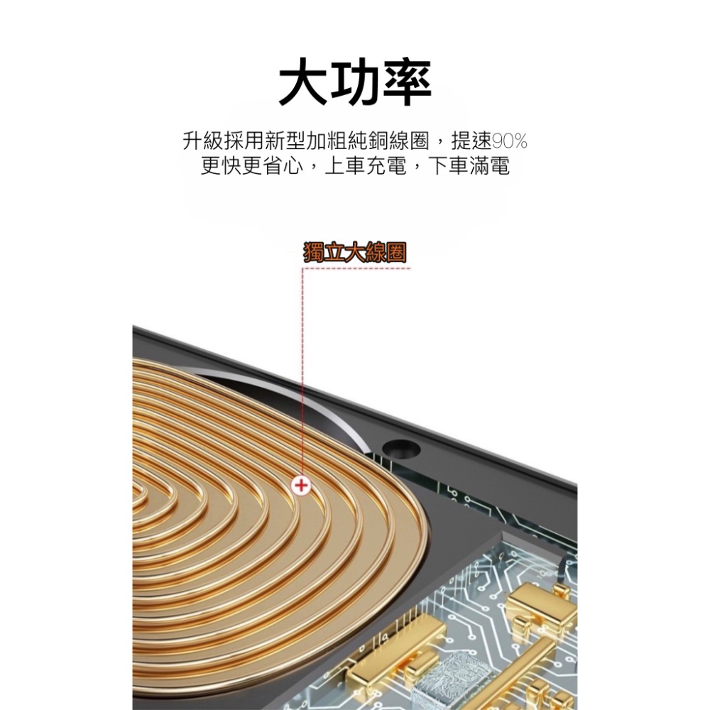 車用磁吸充電手機架-細節圖3