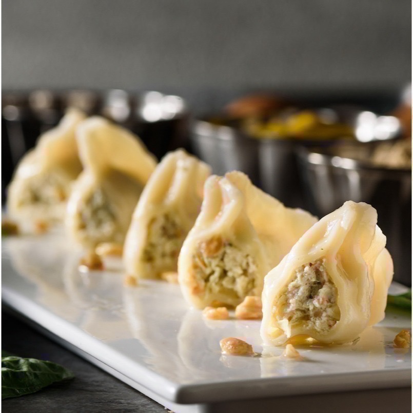 減脂教練指定地中海三包組｜松露雞肉 墨魚鮮蝦 青醬雞肉手工水餃｜20顆*3包｜健康水餃-細節圖4