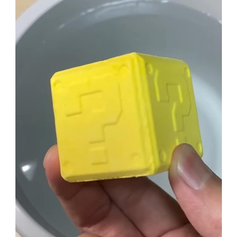🔥現貨🔥 日本 超級瑪莉歐 泡澡球 共6+1款小道具 Super Mario 扭蛋 玩具 公仔 沐浴球 方塊 洗澡玩-細節圖4