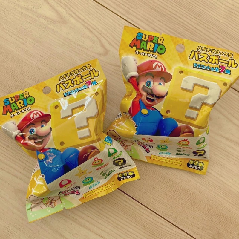 🔥現貨🔥 日本 超級瑪莉歐 泡澡球 共6+1款小道具 Super Mario 扭蛋 玩具 公仔 沐浴球 方塊 洗澡玩-細節圖5