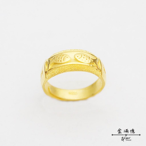 純金戒指【年年有餘】男生黃金戒指 一個橢圓接著一個橢圓，不高調的一款圖騰造型黃金戒指 金滿億台南銀樓