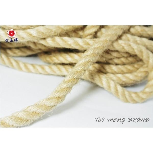 台孟牌 原色 麻繩 11種規格一公斤 台灣製造 貓抓 無味 無毒 麻線 天然 黃麻 童軍繩 編織 園藝 鹿角蕨上板 苔球-細節圖2