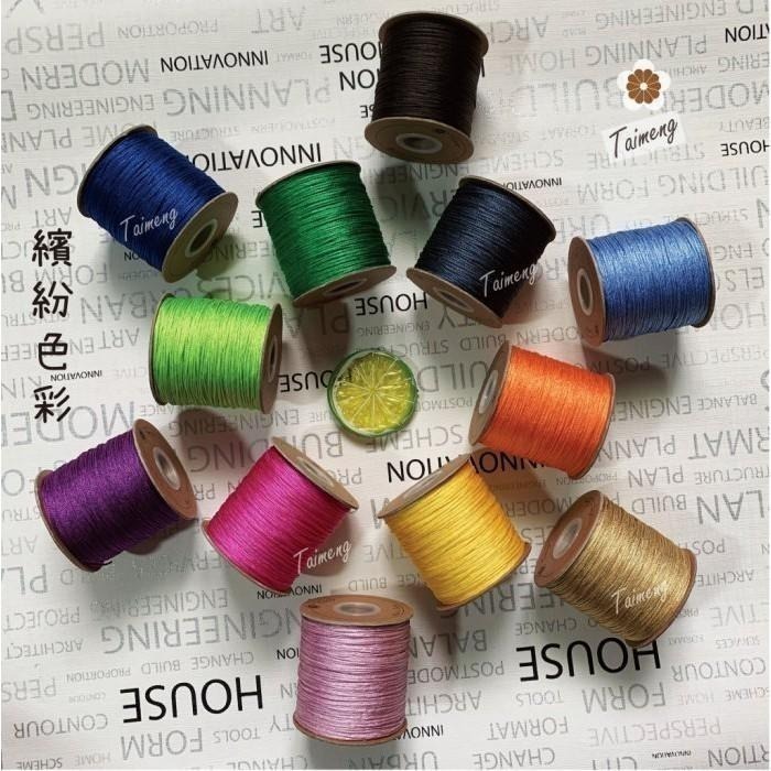 台孟牌 文化線 19色 1mm 細款 台灣製造 冰絲 流蘇線 中國結繩 利利安 編織繩 春仔花 纏花 尼龍線 A線 玉線-細節圖2