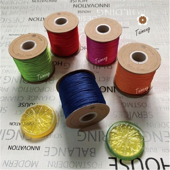 台孟牌 文化線 19色 1.5mm 粗款 台灣製造 冰絲流蘇線 中國結繩 利利安 編織 春仔花 纏花 尼龍線 B線 玉線-細節圖2