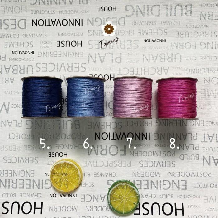 台孟牌 文化線 19色 1mm 細款 一公斤 台灣製造 冰絲 流蘇線 中國結繩 利利安 編織 春仔花 纏花 尼龍線 喜花-細節圖4