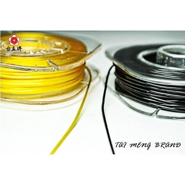 台孟牌 透明 彈力線 14色 0.8mm 台灣製造 水晶線 牛筋線 扁絲線 橡筋線 佛珠線 飾品繩 串珠 彈性 手作材料-細節圖3