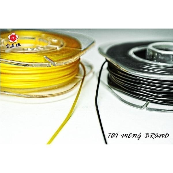 台孟牌 透明 彈絲線 14色 0.68mm 台灣製造 水晶線 牛筋線 扁絲線 橡筋線 佛珠線 飾品 串珠 彈性 手作材料-細節圖5