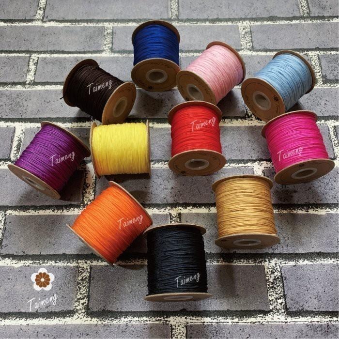 台孟牌 A線 18色 1mm 台灣製造 無彈性 珠寶線 玉線 手機吊繩 串珠 編織 御守 B線 佛珠 流蘇 中國結 吊卡-細節圖3