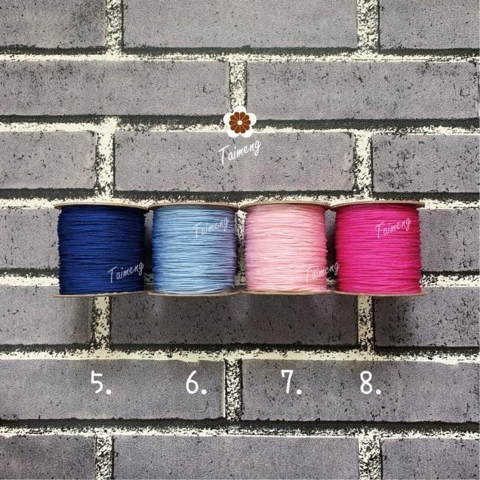 台孟牌 A線 18色 1mm 台灣製造 無彈性 珠寶線 玉線 手機吊繩 串珠 編織 御守 B線 佛珠 流蘇 中國結 吊卡-細節圖5