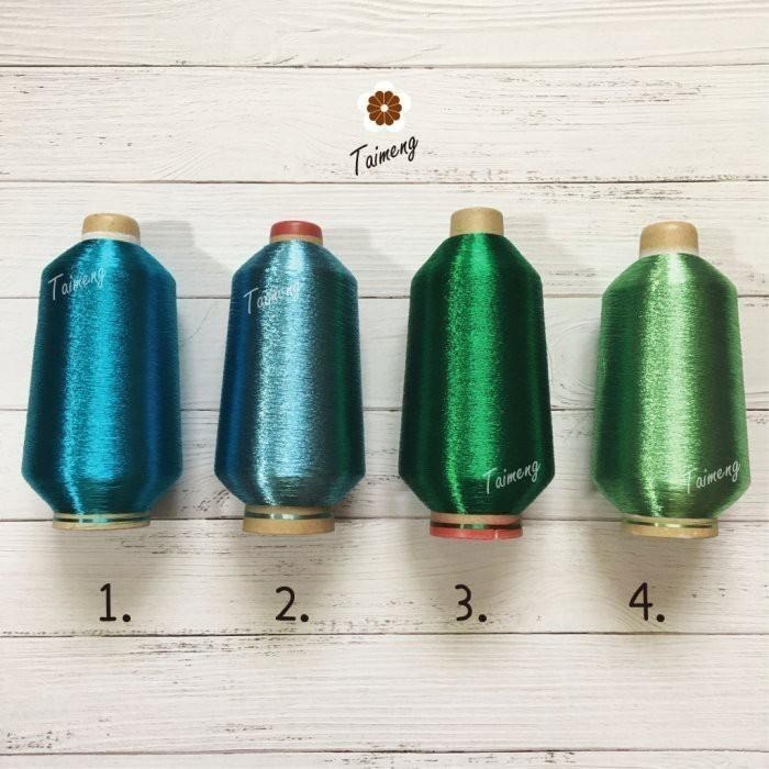 台孟牌 金蔥線 13色 0.05mm 大包裝 台灣製造 金屬色 電繡 刺繡 縫紉 車縫 手縫 釣竿 繡花 釣魚 孔雀羽線-細節圖2