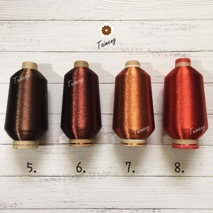 台孟牌 金蔥線 13色 0.05mm 大包裝 台灣製造 金屬色 電繡 刺繡 縫紉 車縫 手縫 釣竿 繡花 釣魚 孔雀羽線-細節圖3