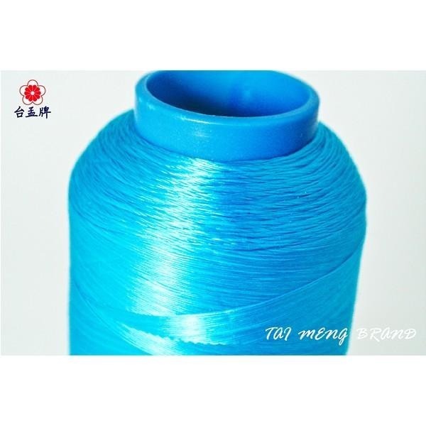 台孟牌 刺繡線 水藍色 台灣製造 繡線 縫紉 八仙彩 神明衣服 十字繡 縫繡 纏花 春仔花 人造絲 電腦繡 圖騰 手縫繡-細節圖3