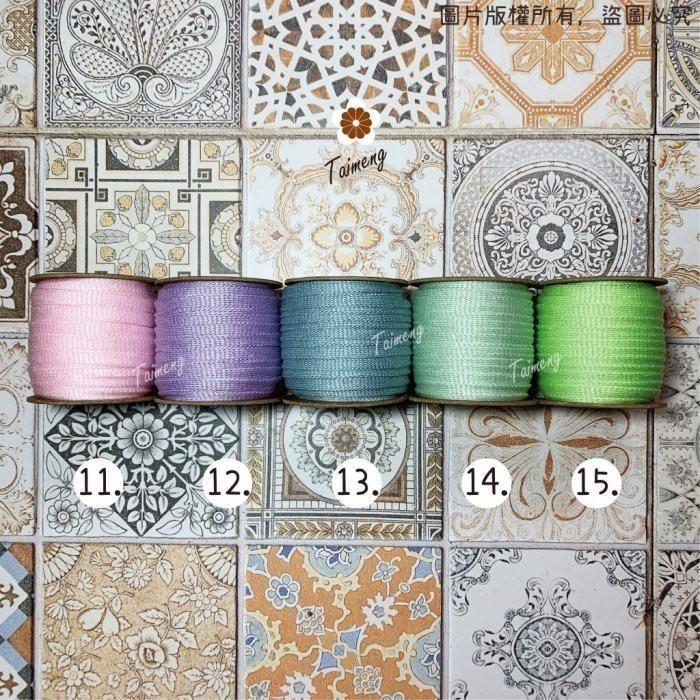 台孟牌 扁織繩 7mm 15色 大包裝 台灣製造 棉織繩 針織帶 識別證帶 手提繩 包裝帶 扁繩 束口繩 毛線 編織布條-細節圖5