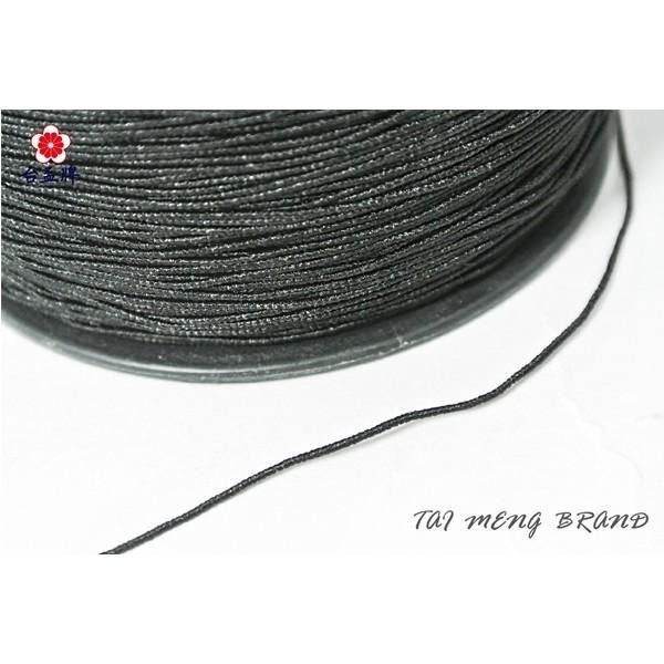 台孟牌 包紗 圓鬆緊帶 1mm 黑色白色 台灣製造 大包裝 非包芯 鬆緊繩 眼鏡吊牌 吊卡 串珠 彈性 彈力 伸縮 縫紉-細節圖5