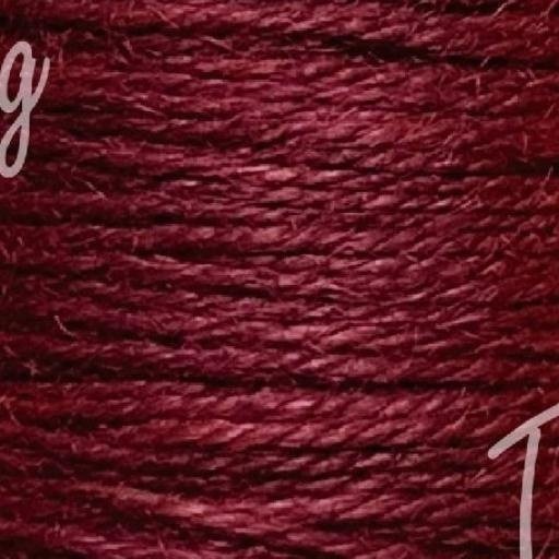 台孟牌 染色 麻繩 NO.6 暗紅色 1.5mm 34色 台灣製造 彩色 黃麻 毛線 麻紗 編織 園藝 材料 植物 苔球-規格圖11