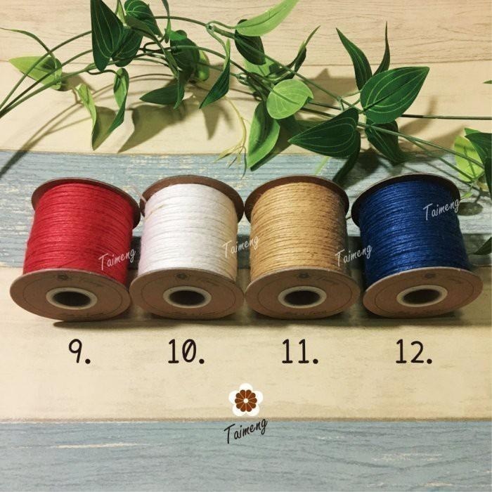 台孟牌 染色 苧麻 1.5mm 17色 台灣製造 質感超好 毛線 飲料杯套 編織 園藝材料 天然植物 環保 苔球 6股線-細節圖4