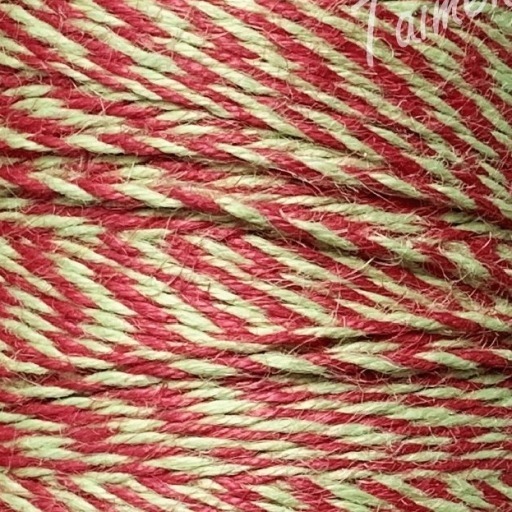 台孟牌 雙色 麻繩 2.5mm 8色 台灣製造 撞色 麻線 黃麻 編織 手提繩 園藝 材料 上板植物 苔球 鹿角蕨 毛線-規格圖11