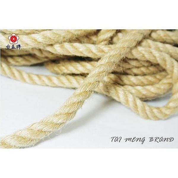 台孟牌 原色 麻繩 11種規格大包裝 台灣製造 貓抓 無味 無毒 麻線 天然 黃麻 童軍繩 編織 園藝 鹿角蕨上板 苔球-細節圖4