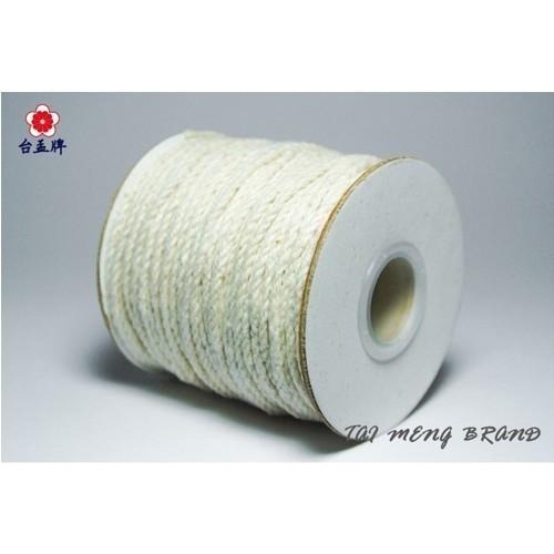 台孟牌 原色 棉繩 7種規格 台灣製造 Macrame 束口袋 焢肉繩 細棉線 粗棉繩 天然純棉 食品繩 童軍繩 三股繩-細節圖2