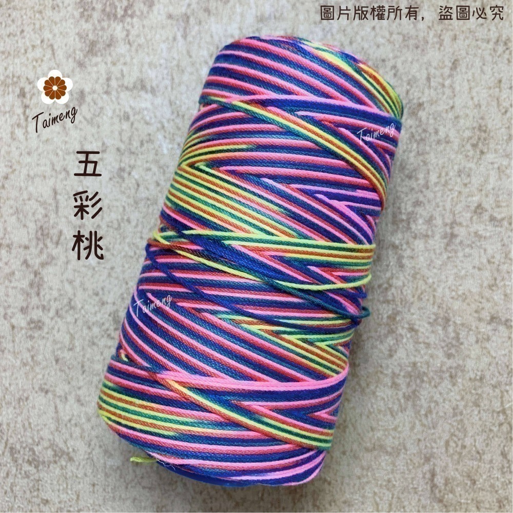 台孟牌 SP 縫紉線 28色 20/6 六股 0.8mm 台灣製造 棉線 車縫 手縫 編織繩 棉繩 原住民提花 6股毛線-細節圖10