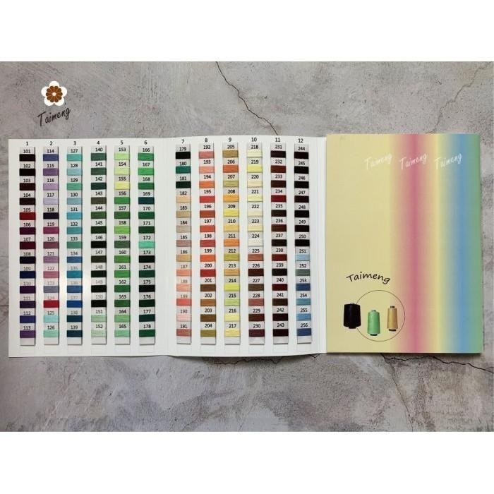 台孟牌 各類紗線專用 色卡本 清楚對色 台灣製造 樣品 DM 色漂 繡花線 車縫線 手縫線 伸縮線 尼龍線 SP 縫紉線-細節圖4