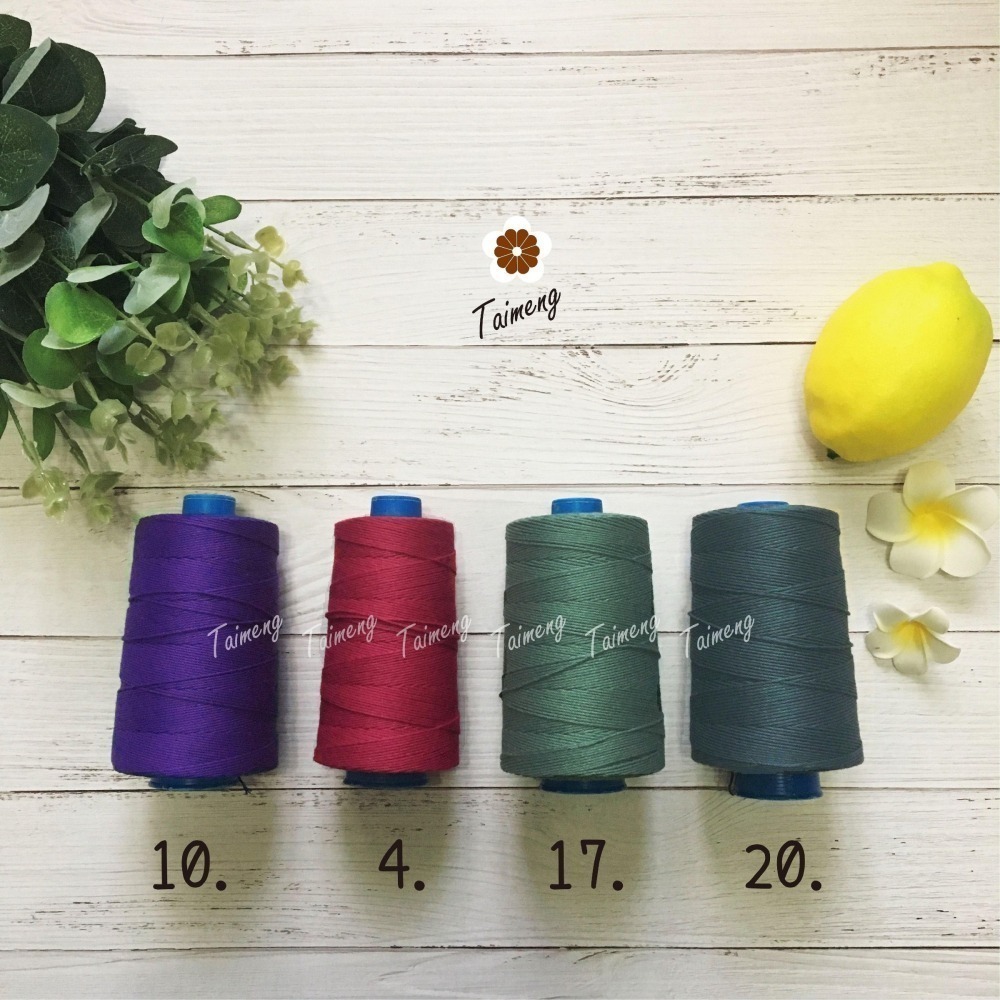 台孟牌 SP 縫紉線 28色 20/9 九股 0.9mm 台灣製造 車縫 手縫 編織繩 棉繩 棉線 原住民提花 9股毛線-細節圖4