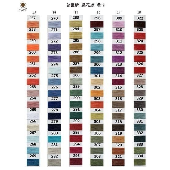 台孟牌 繡花線 人造絲材質 236色 台灣製造 繡線 電繡 學號 縫紉 車縫 綁釣竿 拼布 電腦繡 壓線 絲光線 冰絲線-細節圖9
