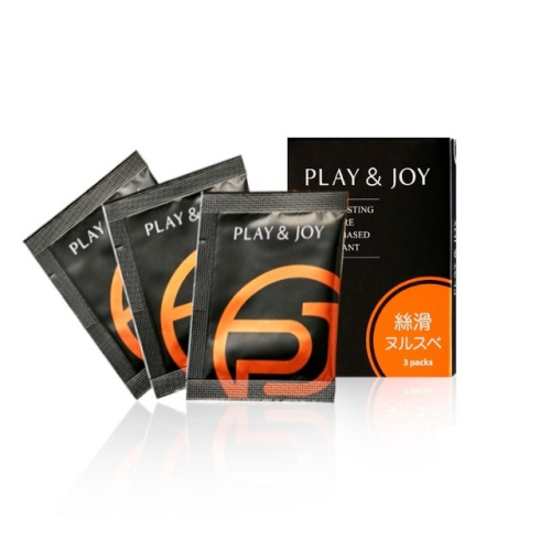 旅行組 Play&amp;Joy 絲滑潤滑液 3包/盒