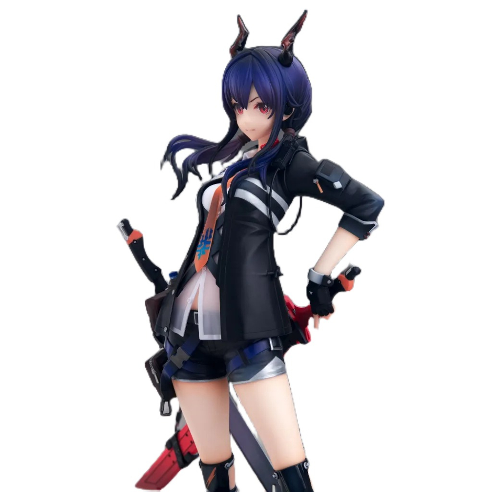 盒損特價 1/7 Max Factory figma 明日方舟 陳 美少女 巨無霸 公仔 GD001-S-細節圖2
