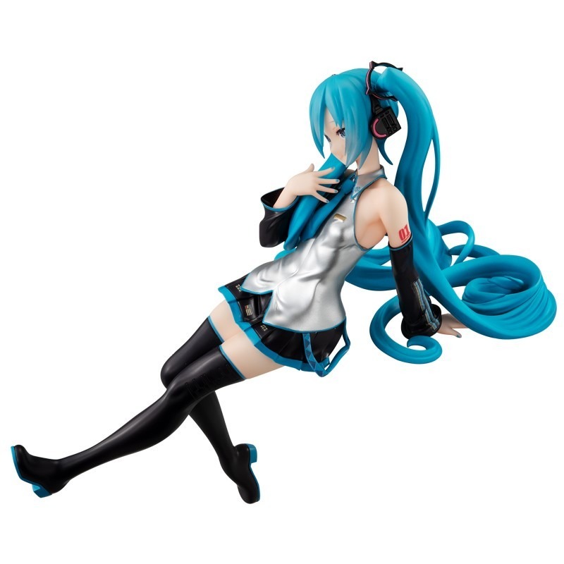 代理版 FuRyu 景品 初音未來 泡麵蓋 黑星紅白 美少女 公仔 ND0043-S-細節圖2