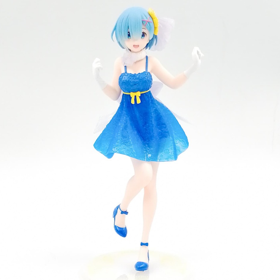 盒損特價 日版Re : 從零開始的異世界生活Precious Figure雷姆 蕾姆 透明裙藍色禮服 ND0032-S-細節圖2