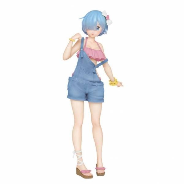 日版Re: 從零開始的異世界生活TAITO PRECIOUS FIGURE 雷姆 蕾姆 吊帶褲 泳裝 ND0031-S-細節圖2