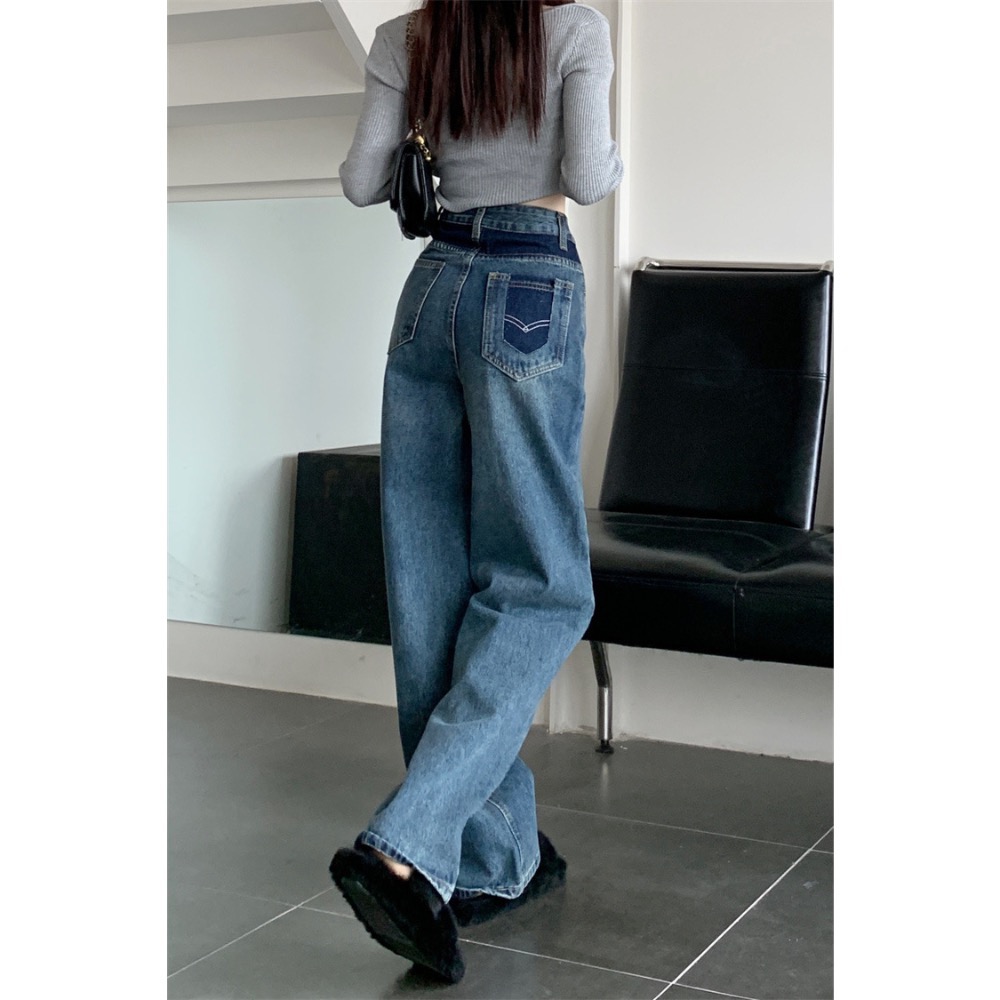 牛仔高腰顯瘦神褲-細節圖3