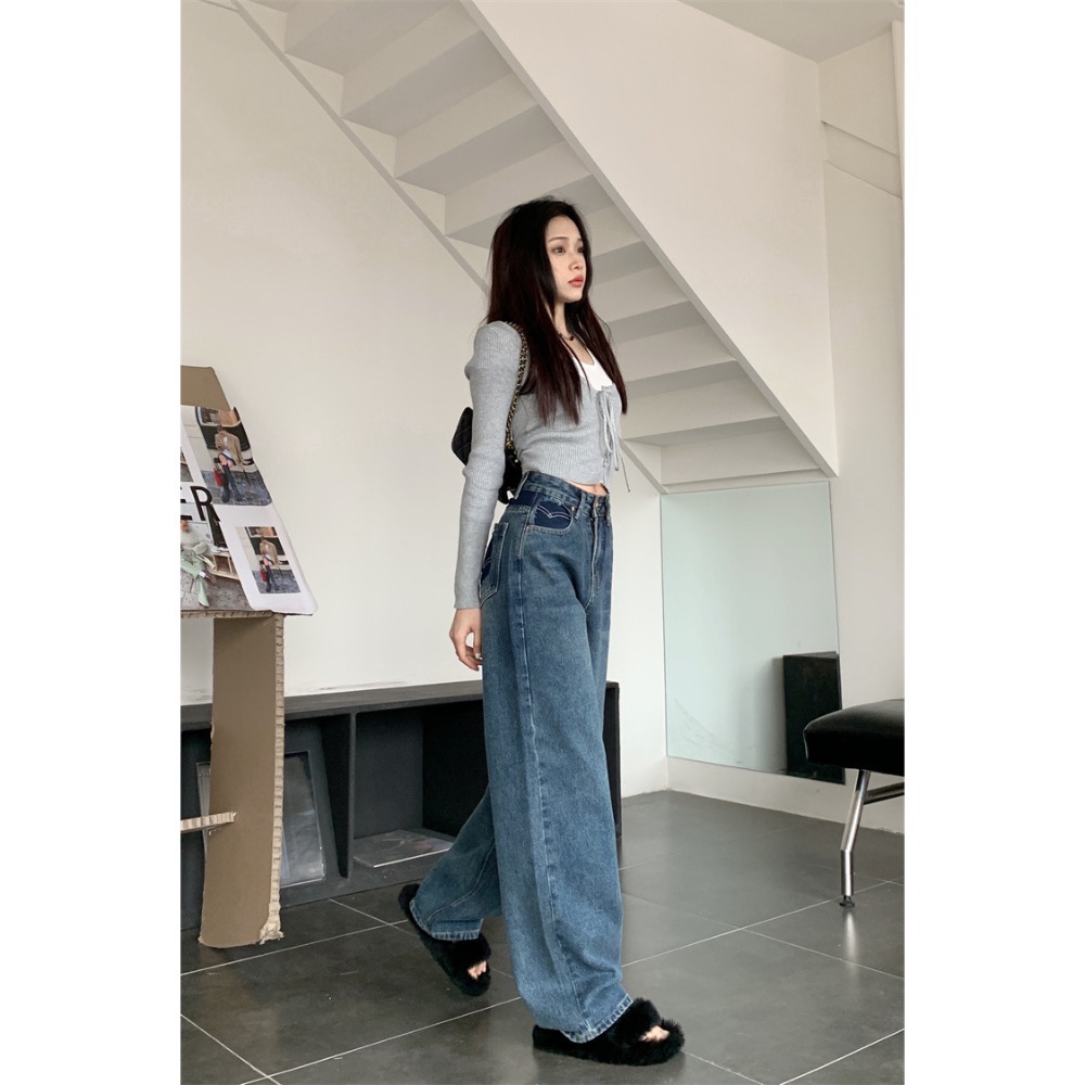 牛仔高腰顯瘦神褲-細節圖4