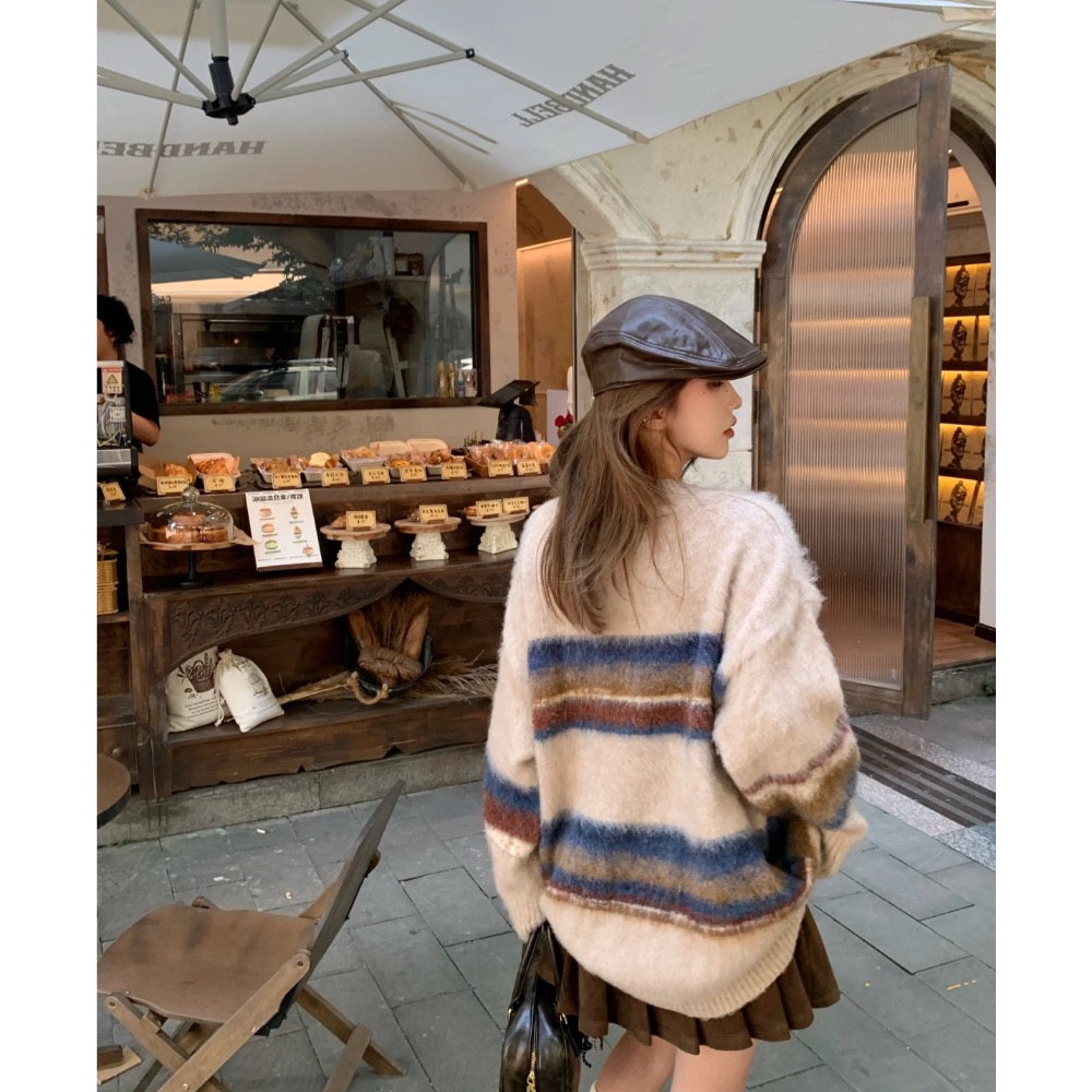 韓版軟糯暈染上衣-細節圖4