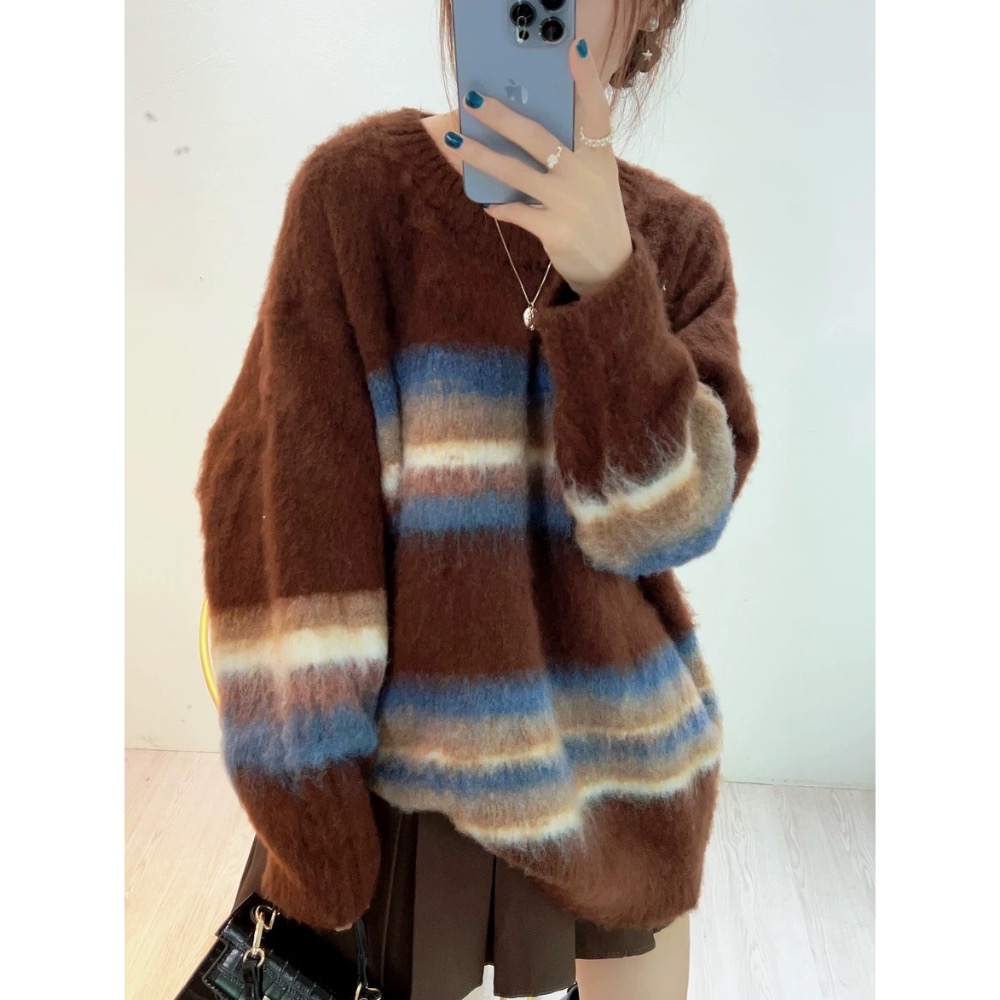 韓版軟糯暈染上衣-細節圖5