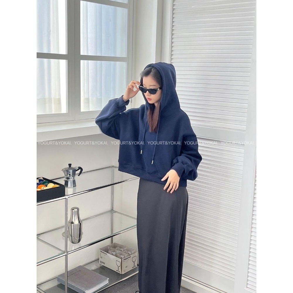 素色短板帽T（6色）-細節圖6