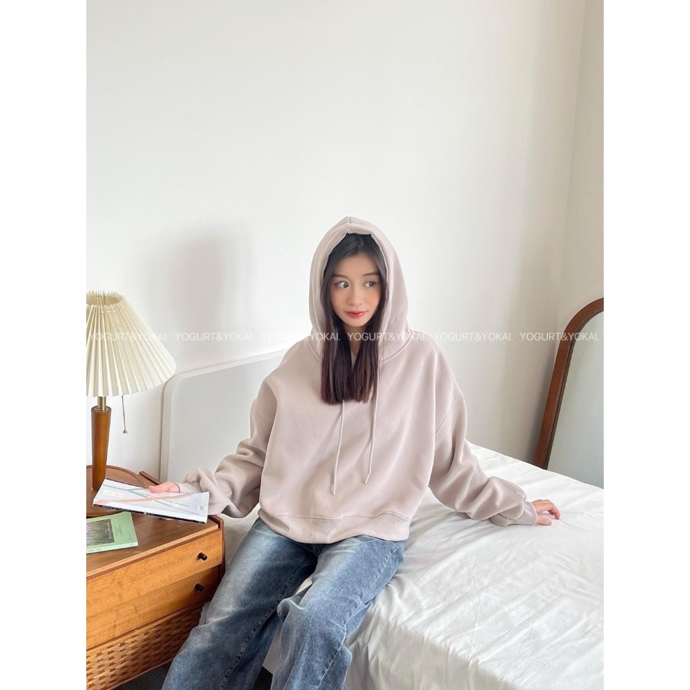 素色短板帽T（6色）-細節圖7